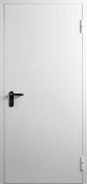 Однопольная глухая противопожарная дверь с порошковым напылением Однопольная глухая противопожарная дверь с порошковым напылением