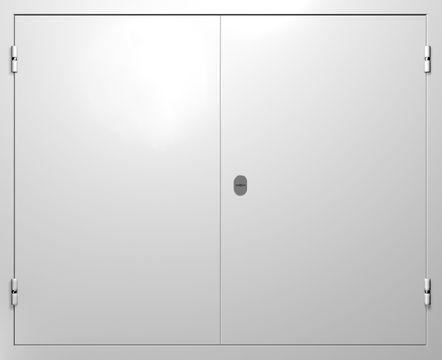 Двупольные глухие ставни с широкими створками Двупольные глухие ставни с широкими створками