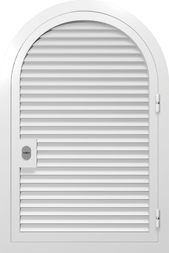 Арочные однопольные ставни-жалюзи Арочные однопольные ставни-жалюзи