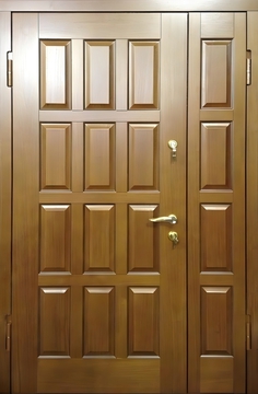 Полуторапольная термодверь МДФ шпон Полуторапольная термодверь МДФ шпон